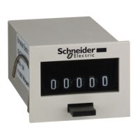 XBKT50000U10M - totalising counter - mechanical 5 digit display - 24 V DC Schneider Electric