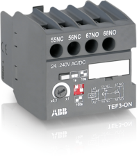 1SBN021012R1000 - TEF3-ON On-delay timer ABB AS Contactor Accessories