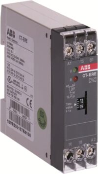 1SVR550107R4100 - CT-ERE Time relay, ON-delay, 0.3-30 s, 1 c/o, 220-240V AC ABB Economy Timers - CT-E