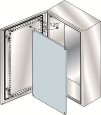 SRN3215X - ENCLOS.BL.DOOR.PLATES.STEEL300X200X150 ABB SRX - Stainless Steel Enclosure - IP65 Indoor
