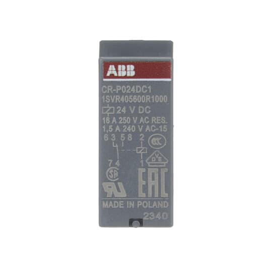 1SVR405600R1000 - CR-P024DC1 Pluggable interface relay ABB Pluggable Interface Relays 1SVR405600R1000 - CR-P024DC1 Pluggable interface relay ABB Pluggable Interface Relays