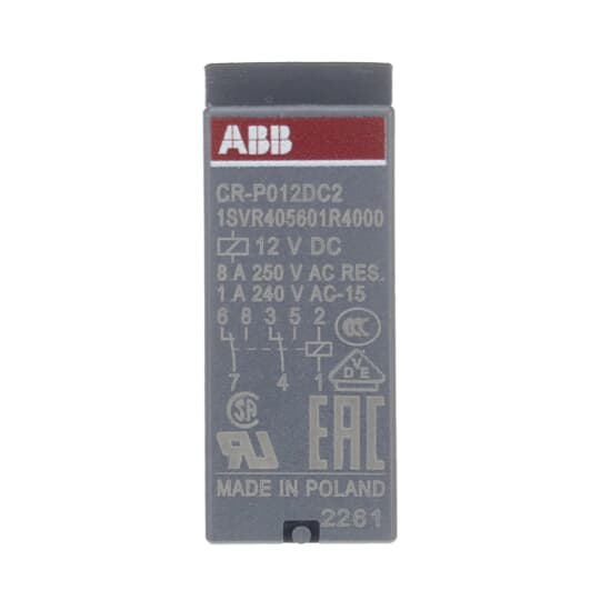 1SVR405601R4000 - CR-P012DC2 Pluggable interface relay ABB Pluggable Interface Relays 1SVR405601R4000 - CR-P012DC2 Pluggable interface relay ABB Pluggable Interface Relays