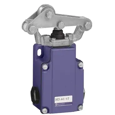 XC1AC119 - Limit switch, Limit switches XC Standard, XC1AC, roller lever on needle roller bearing, 1C/O Telemecanique - LIMIT SWITCH XC1AC ROLLER LEVER, NEEDLE XC1AC119 - Limit switch, Limit switches XC Standard, XC1AC, roller lever on needle roller bearing, 1C/O Telemecanique